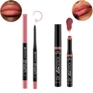 KIT Batom + Lápis Labial 3 essence em Oferta na Shopee