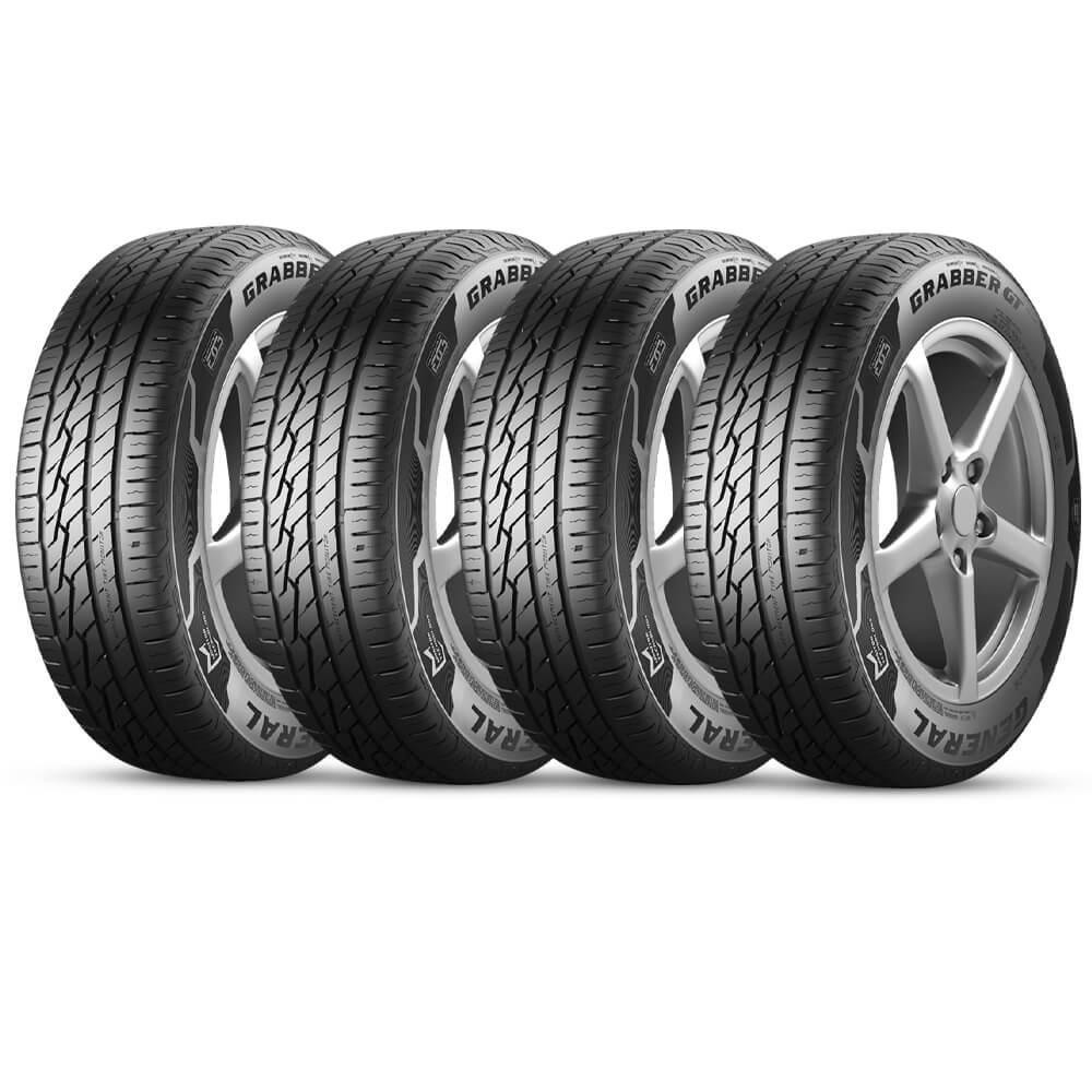 Kit 4 Pneu General by Continental 235/60r16 100h Tl Fr Grabb em Oferta na Shopee