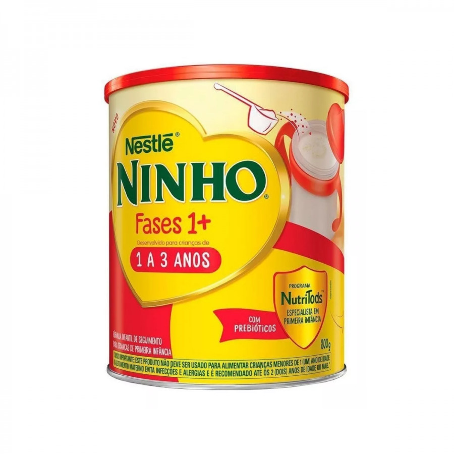 Leite Ninho Fórmula Infantil Fase 1+ Nestle 800g