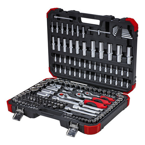 Jogo De Soquetes Encaixe De 1/4 3/8 1/2 Pol. 172p Gedore Red
