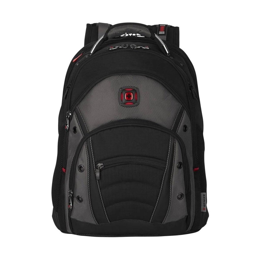 Mochila Wenger Synergy - para notebook e Tablet - Preta e Cinza - 600635