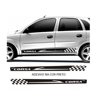 Adesivo Corsa Para Novo Corsa Faixa Lateral Decorativa Serve Corsa Hatch ou Sedan Adesivos Esportivo Para Carro