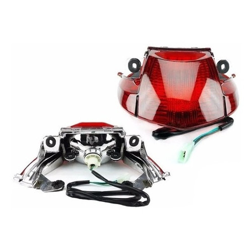 Lanterna Traseira Shineray Jet 50 2014 Com Chicote E Lampada