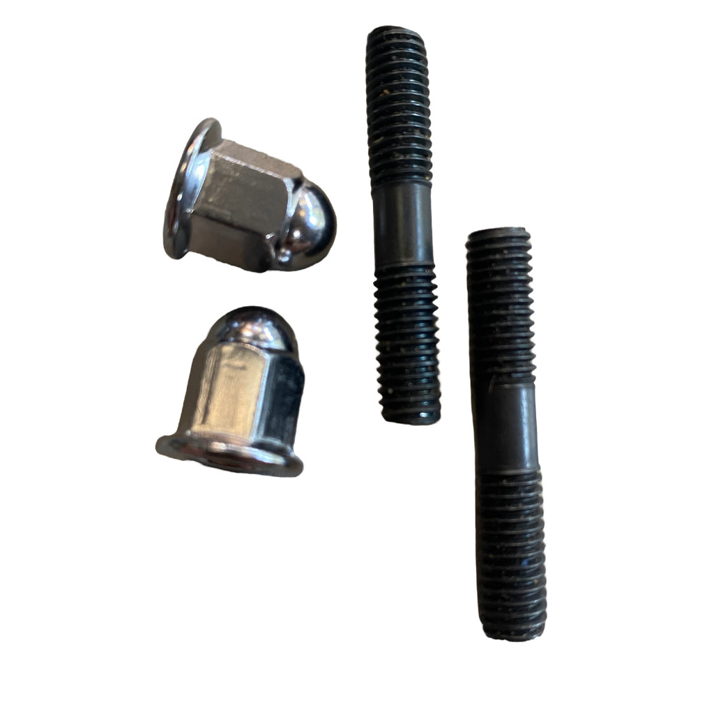 2 Prisioneiros 2 Porcas Cegas Fixar Escape 8mm Titan Fan Bros
