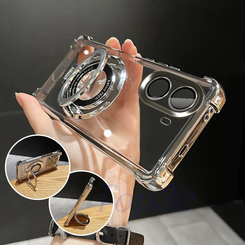 Capinha Poco X7 Pro 5G Estilo Suporte airbag anti Queda De Telefone Transparente CDSJ