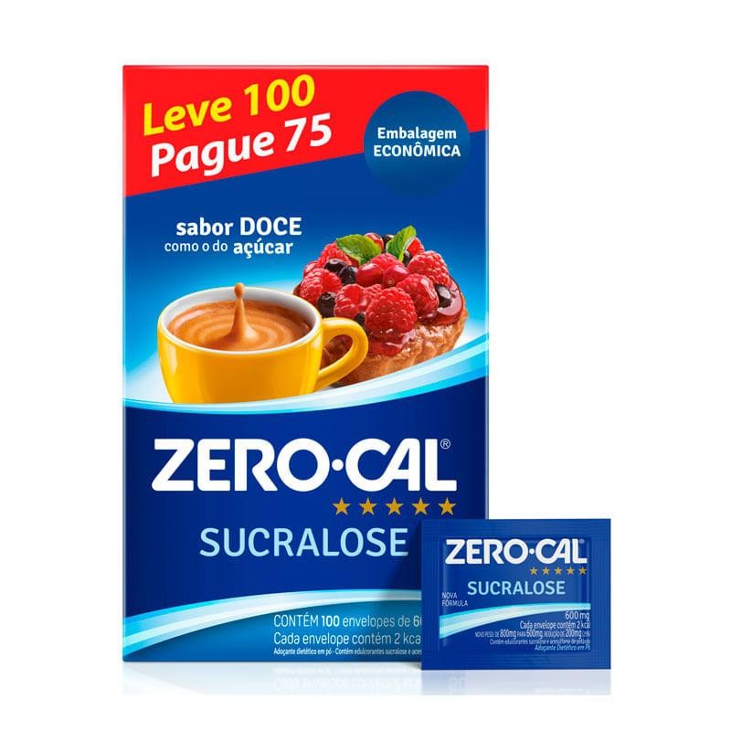 Adoçante Dietético em Pó Zero-Cal Sucralose 600mg
