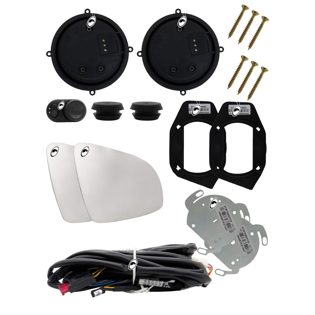 Kit Retrovisor Elétrico Simples Corsa Classic 1996 em diante Tragial