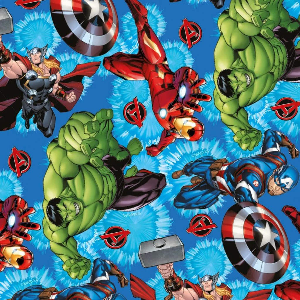 25 FOLHAS PARA OVOS DE PÁSCOA VINGADORES 69x89 LICENCIADA CROMUS