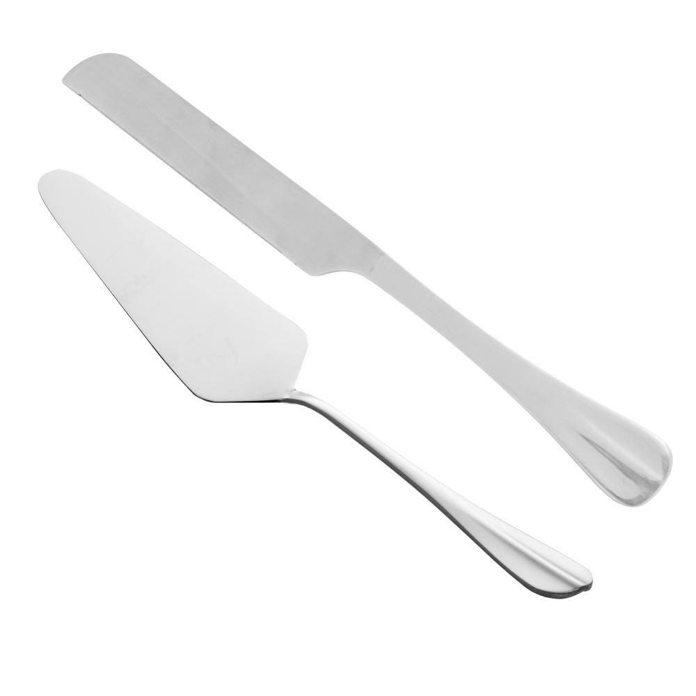 2 Peças para Bolo Lyor Positano de Aço Inox - Home & Living