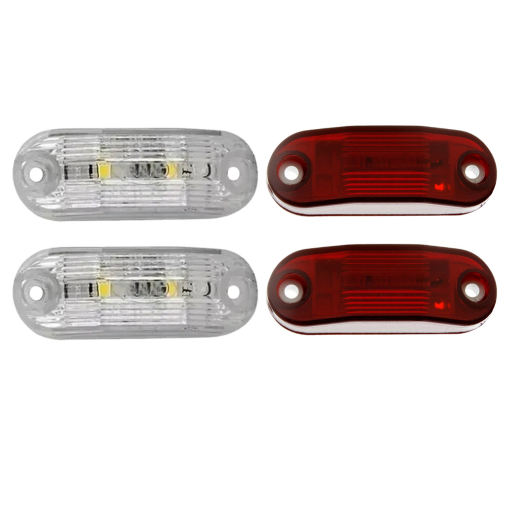 Kit 4 Lanterna Vigia Teto Van Bau Caminhão Led Bivolt CR/VM em Oferta na Shopee