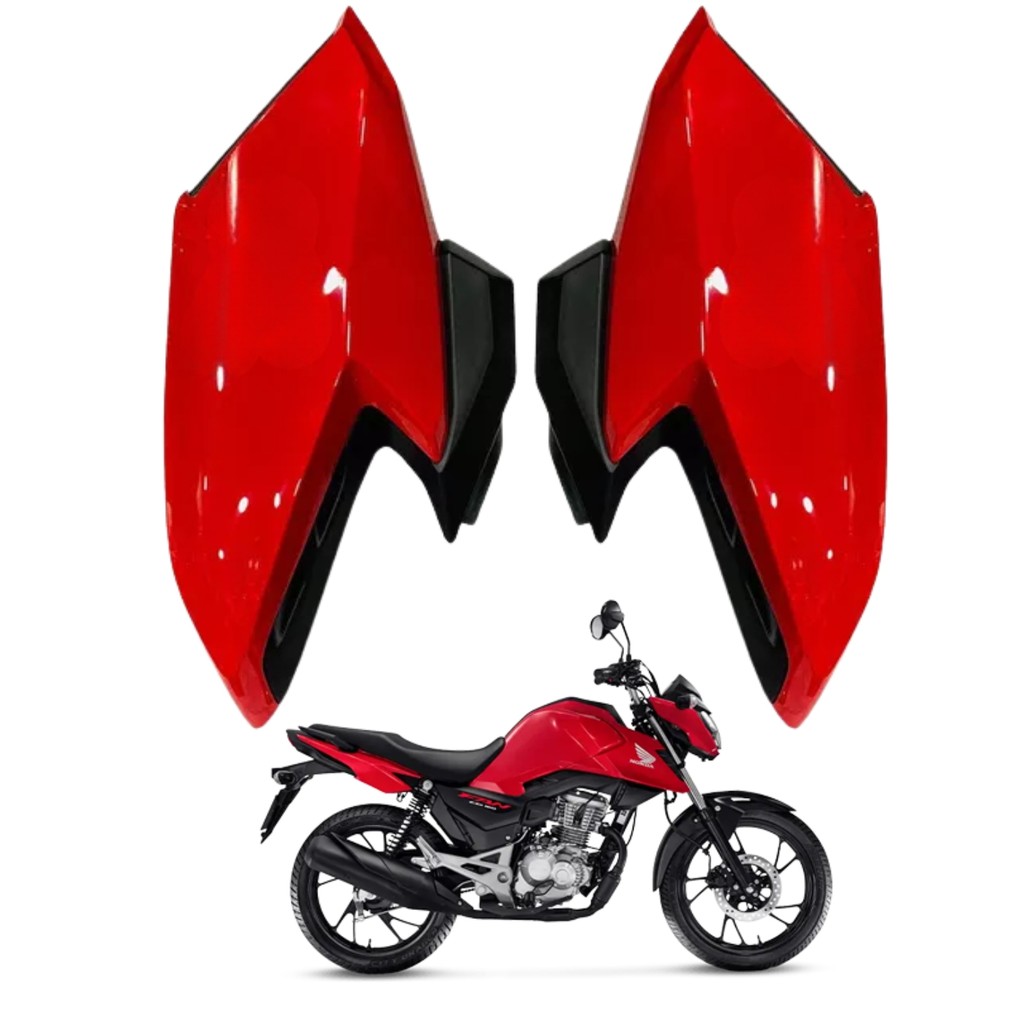 Asa Aba Lateral Aleta Tanque Cg Fan Start 160 Vermelho Marrakesh 2022 2023 2024 PARAMOTOS HONDA