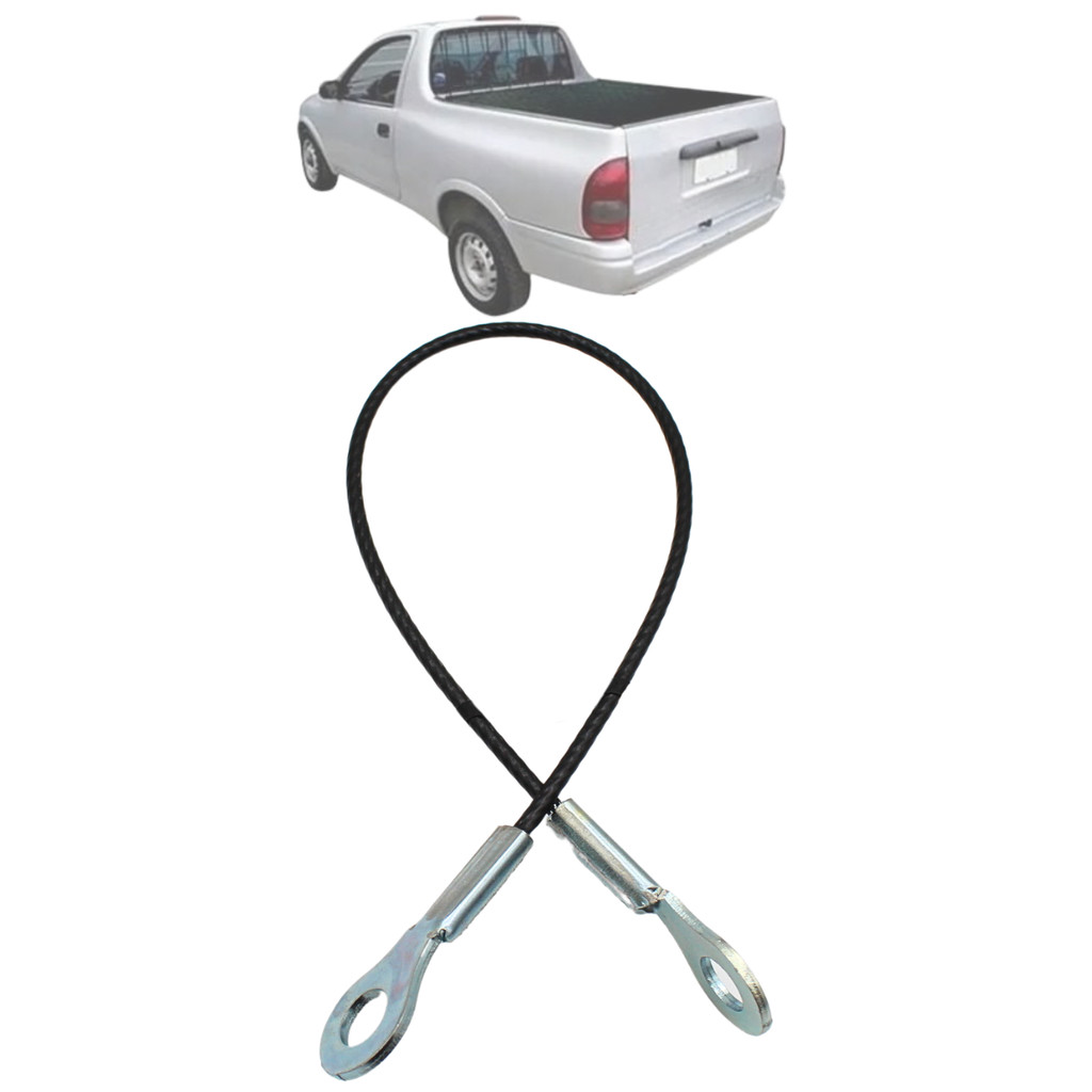 Cabo De Aço Limitador Tampa Caçamba Pick UP Corsa 1995 1996 1997 Até 2003