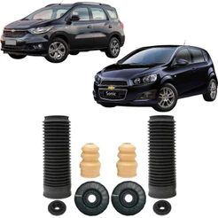 Kit Amortecedor Dianteiro C/suporte Gm Cobalt Spin Sonic Onix Prisma