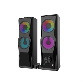 Caixa de Som Pc Gamer Led Caixinha Notebook Subwoofer USB em Oferta na Shopee