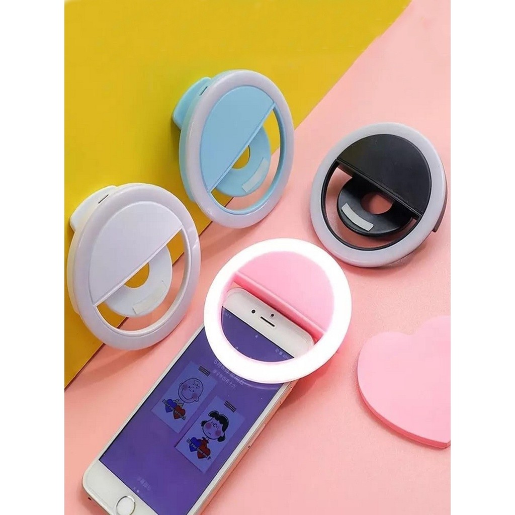 Clipe Anel Luz Pra Selfie Ring Light Flash Celular Universal em Oferta na Shopee