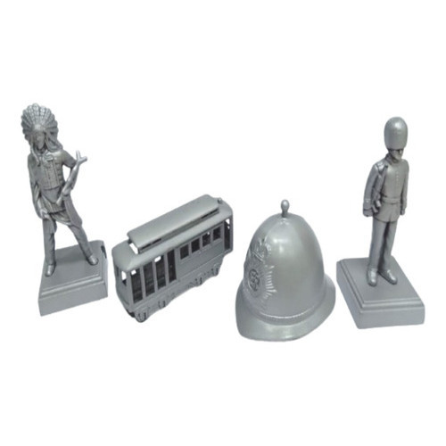 4un Bonde Capacete Soldado Índio Miniatura Coleção Apontador