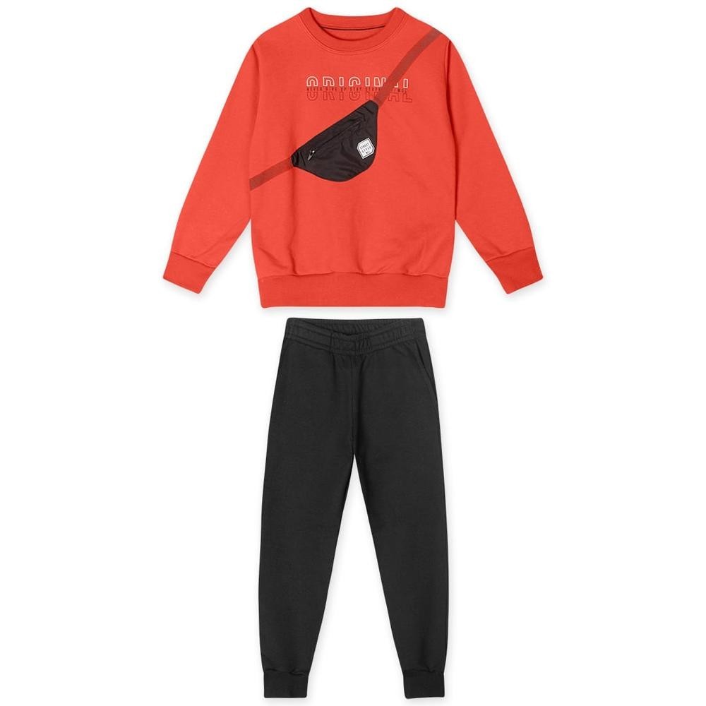 Conjunto Longo Moletom Infantil Masculino Marisol - Baby & Kids Fashion