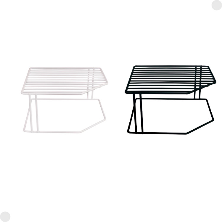 Organizador Suporte de Pratos 2 Andares Horizontal 30070106 Mor em Oferta na Shopee