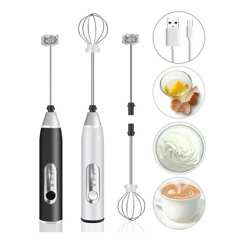 Batedor Elétrico 2 em 1: R$ 18,99! 🥤