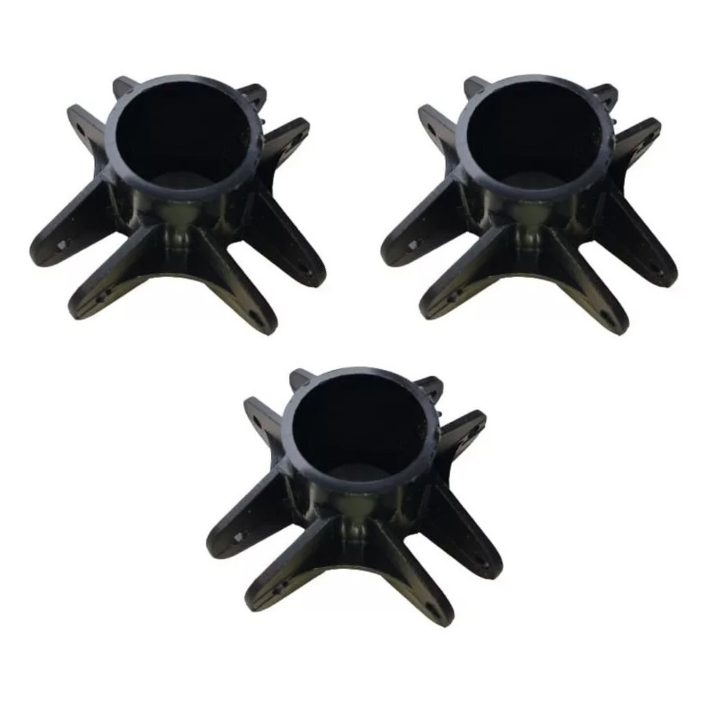 Kit com 3 Flanges para Varal Giratório 4 Pontas em Oferta na Shopee