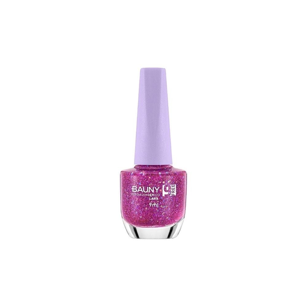 Esmalte Bauny Cosméticos Glitter Lara 9free 9ml - Beauty