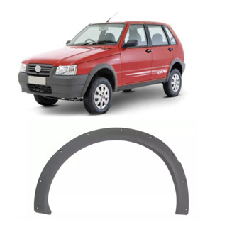 Moldura Para-Lama Vao de Roda Uno Way 04/13 Dianteiro Cinza - Esquerdo em Oferta na Shopee