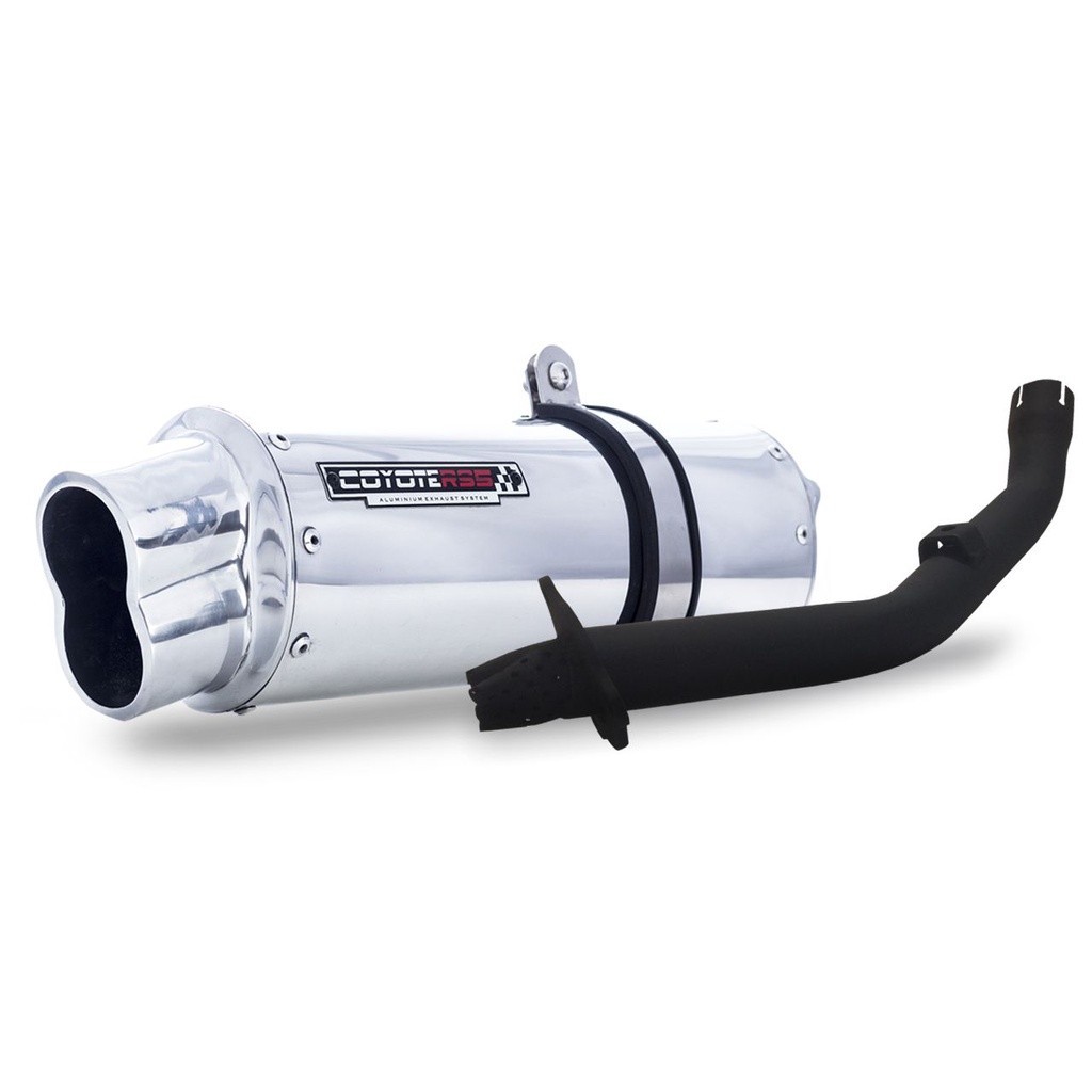 Escape / Ponteira Coyote RS5 Boca 8 Aluminio Oval - CBR 250 R - Honda