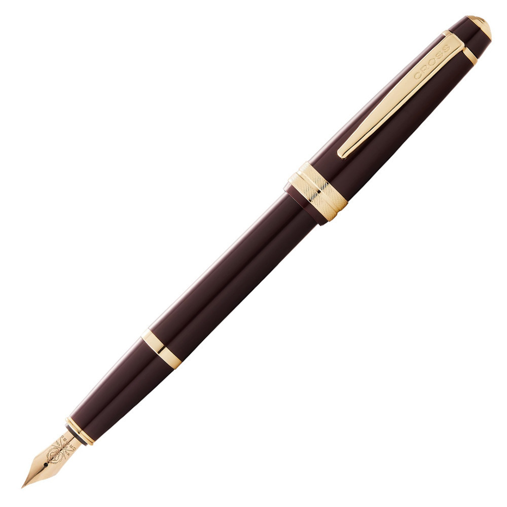 Caneta Cross Bailey Light Tinteiro Bordo com detalhes dourado AT0746-11MF