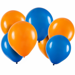 Kit Balão Aniversário - Bexiga Pacote com 50 unidades sortidos meio a meio 9" em Oferta na Shopee