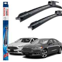 Kit de Palheta Dianteira Limpador Parabrisa Original Bosch Fusion 2013 A 2019