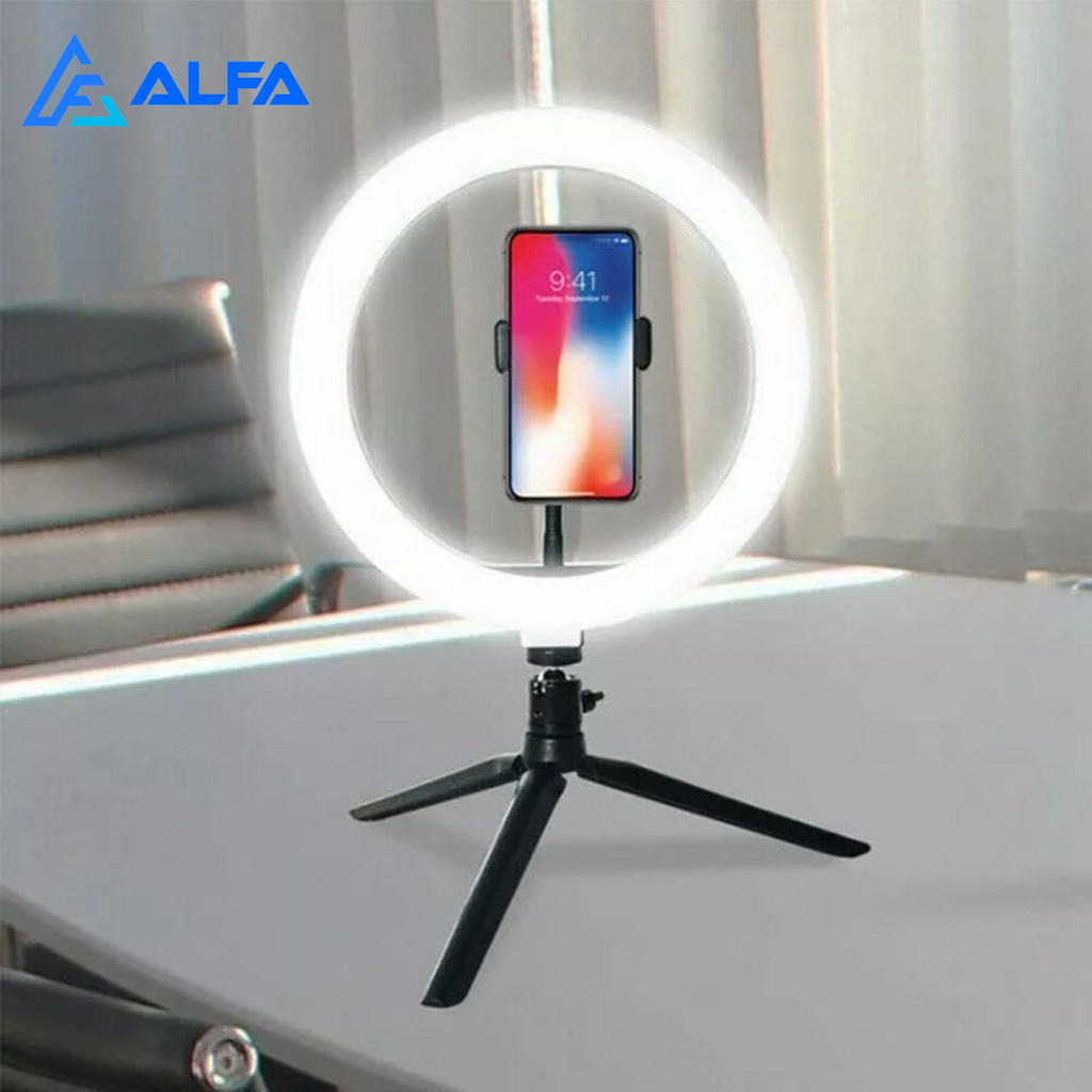 Ring Light 8 Polegadas 20cm com Tripé Mesa