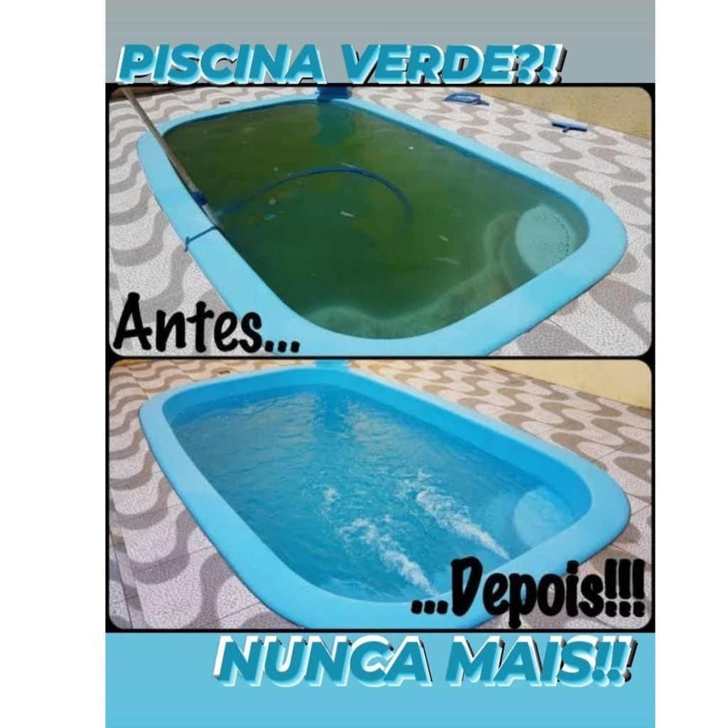 Clareador De Piscina 3 Em 1 ÁGua Brilhante O Ano Inteiro 1l