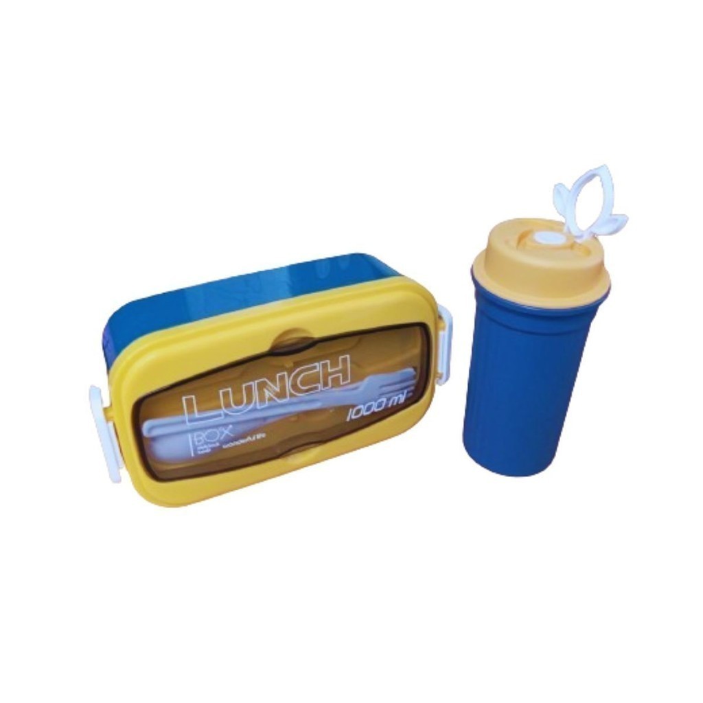 Lancheira Lancheira para escritório infantil micro-ondas 1000 ml + Copo FANG