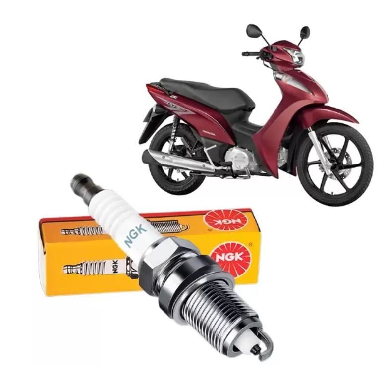 Vela Ignição MOTO HONDA BIZ 125 ES EX KS 2005 A 2015, MIX,  TRAXX SKY 125 CPR6EA9 31916KPH901