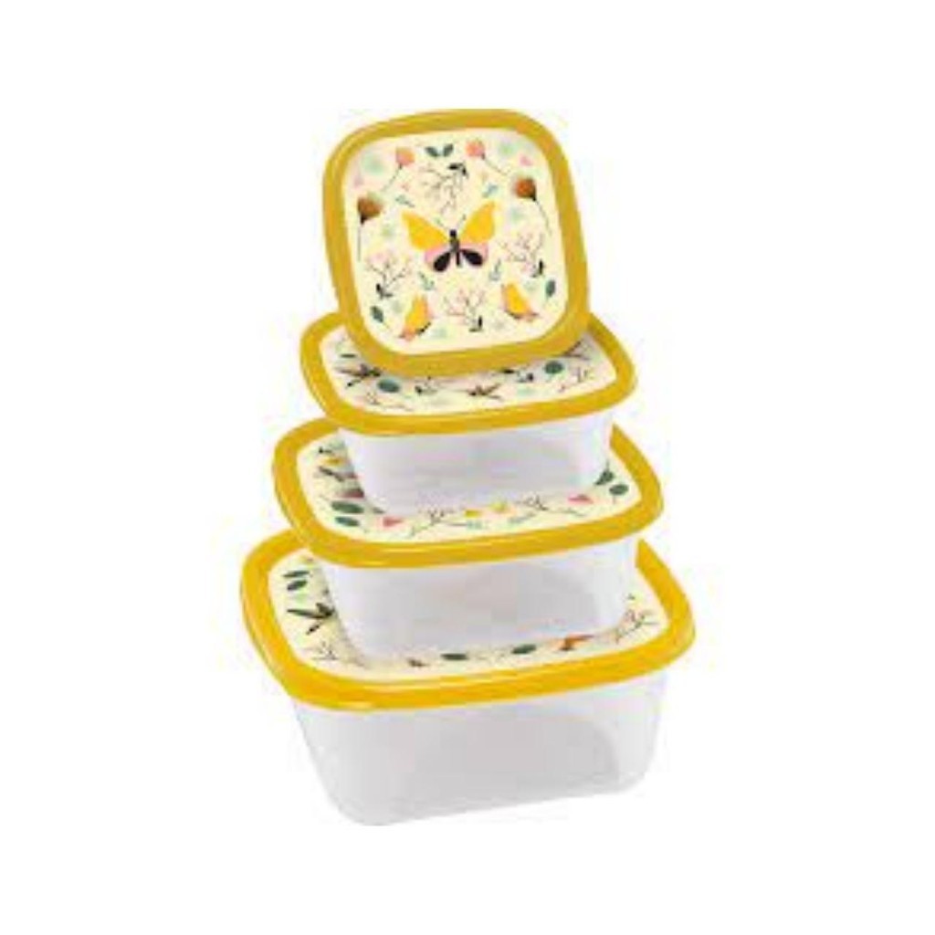 Conjunto  4 peças bpa free plástico freezer lava-louça