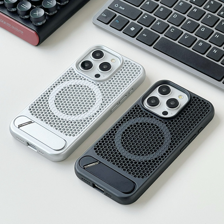 Luxo Capa De Resfriamento De Favo De Mel Magsafe Para Iphone 11 12 13 14 15 PRO MAX Capa De Telefone Com Suporte em Oferta na Shopee