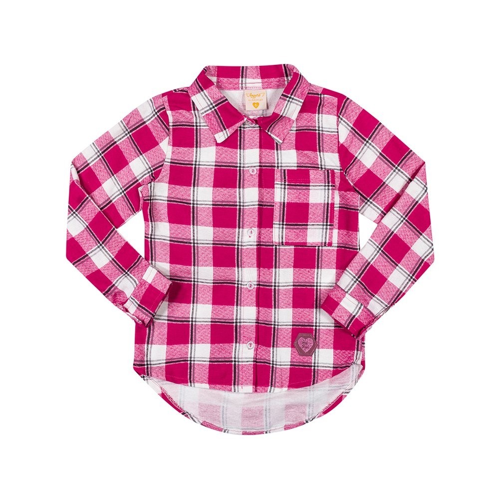 Camisa Menina Xadrez - Angerô