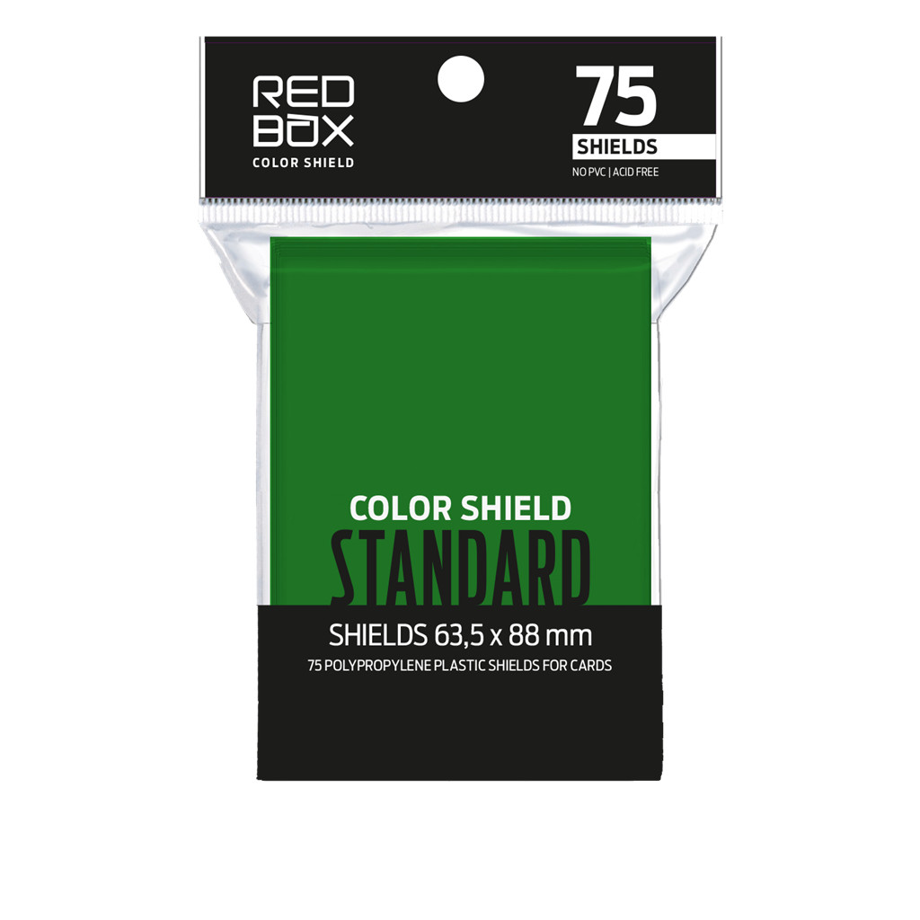 Sleeve Shield Redbox Padrão Verde 63,5 x 88 mm - 75 unidades