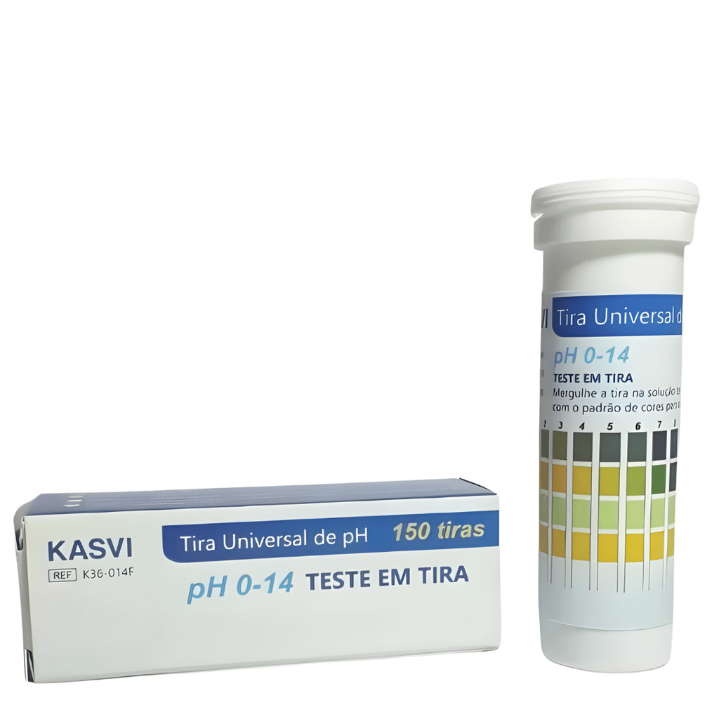 PAPEL FITA INDICADOR DE PH 0-14 C/150 UN - KASVI