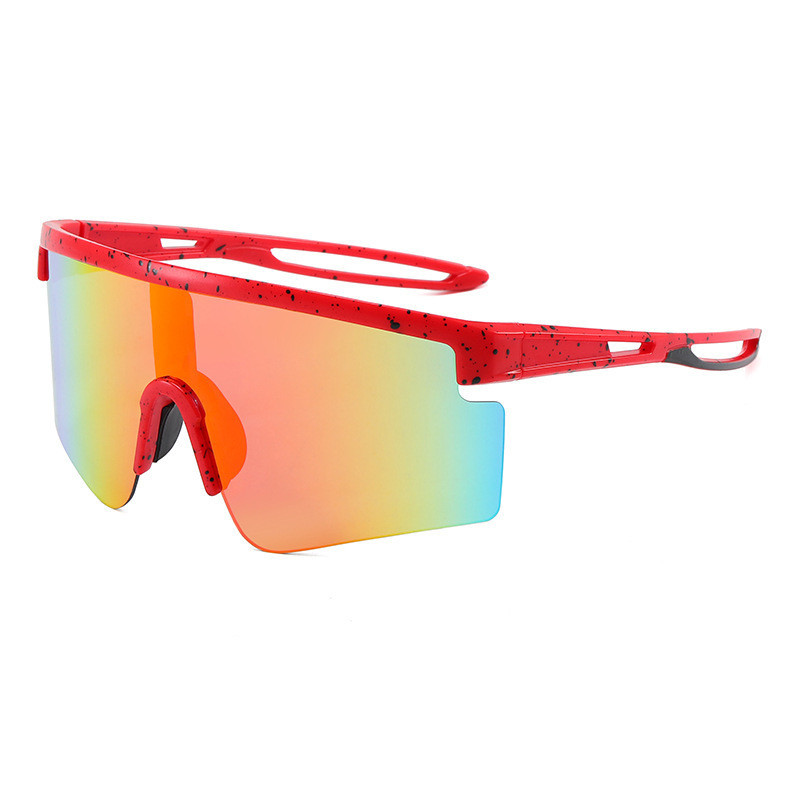 Moda Óculos de sol Homens Ciclismo Esportivo ao ar livre Óculos de sol de grande armação Anti-Ultravioleta Óculos de proteção para os olhos