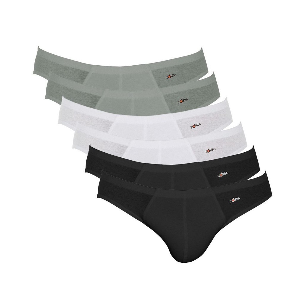 Kit com 6 Cuecas Slip Zorba 791 - Men Clothes