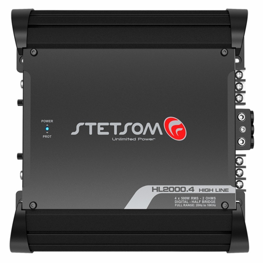 Módulo Amplificador Digital Stetsom HL2000.4 Canais - 2000 Watts RMS - 2 Ohms - Spare Parts and Accessories for Vehicles