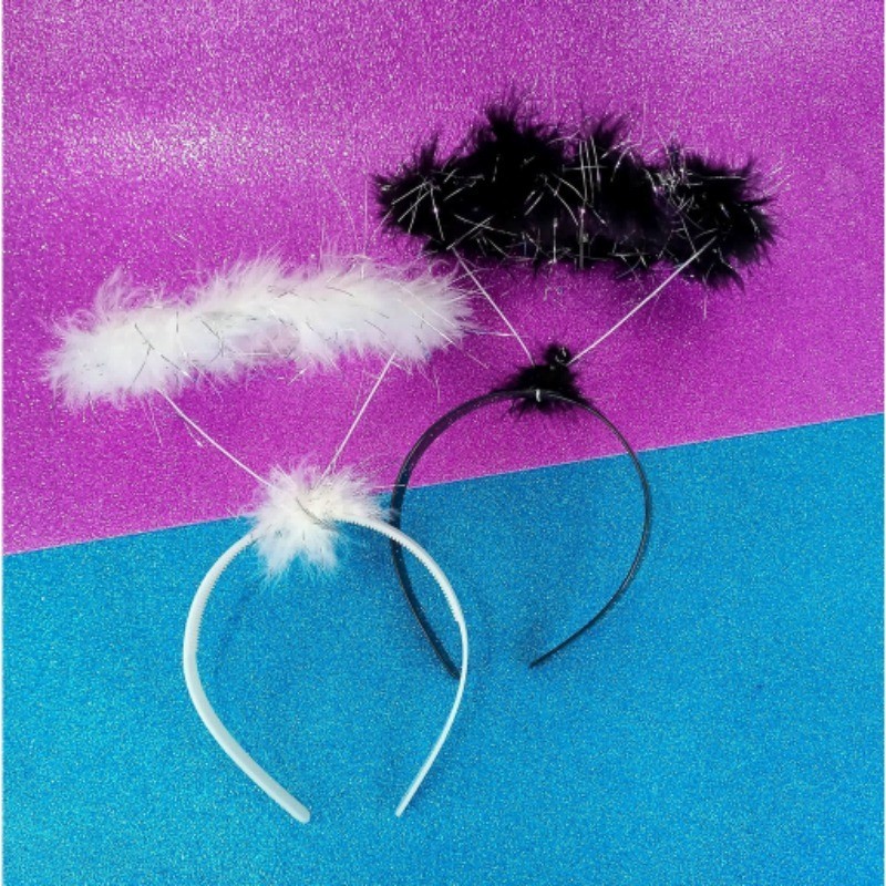 Tiara Anjo Auréola Arco Festa Fantasia Cosplay Carnaval Halloween em Oferta na Shopee