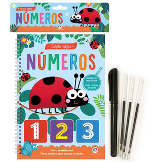 Livro Caneta Mágica - Números em Oferta na Shopee