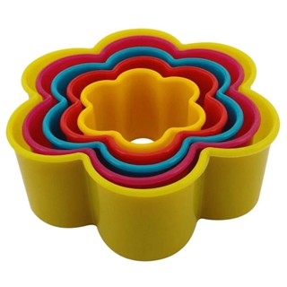 Jogo de Cortadores Flor Yangzi Carol 5 pçs 19646 em Oferta na Shopee