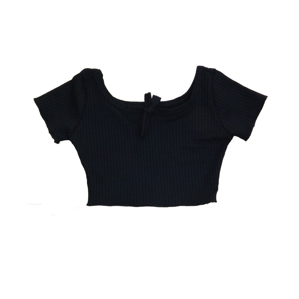 Roupa De Criança Blusinha Cropped Da Moda Infantil
