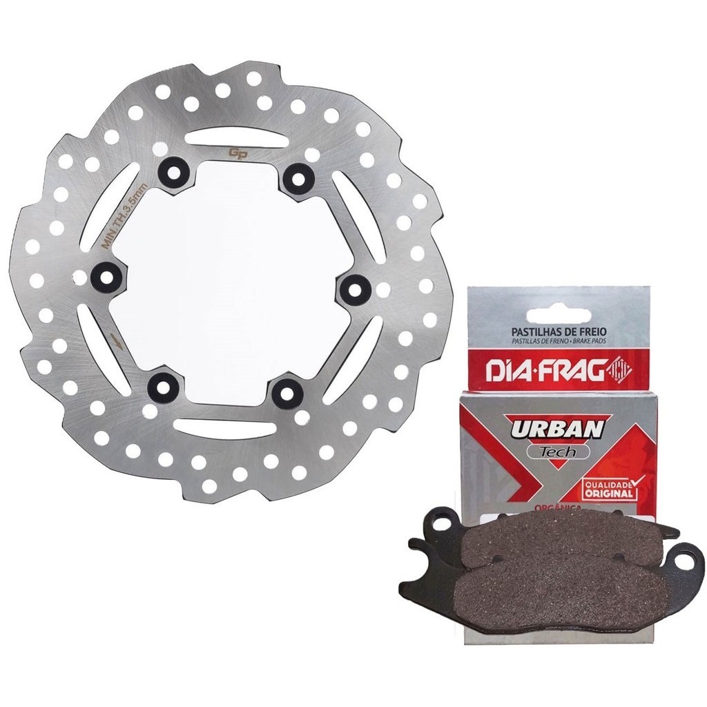 Disco de Freio Dianteiro Adv 150 2019-2023 + Pastilhas Diafrag em Oferta na Shopee