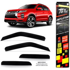 Calha Chuva Defletor Inteiriça Slim TG Poli Outlander Sport 2020 em Diante