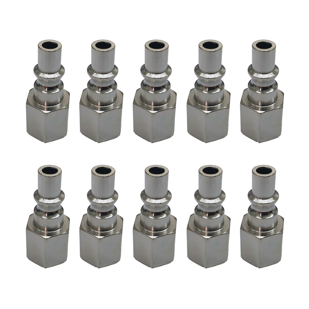 10 Pinos Conector Engate Rapido Macho 1/4 Rosca Fêmea 1/4