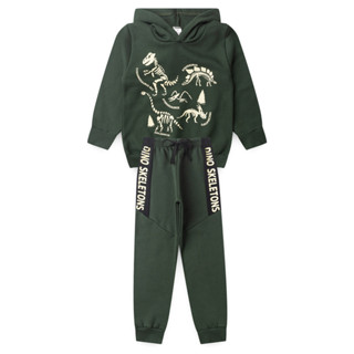 Conjunto Infantil Moletom Menino Verde Dino em Oferta na Shopee
